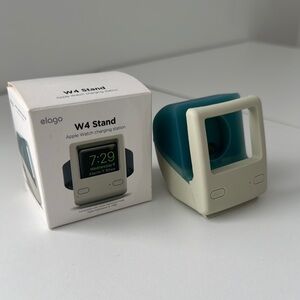 Elago W4 Stand Apple Watch Charging Station - Blue and White